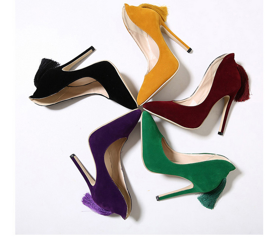 New Design Fashion High Heeled Ladies Shoes (Y 38)