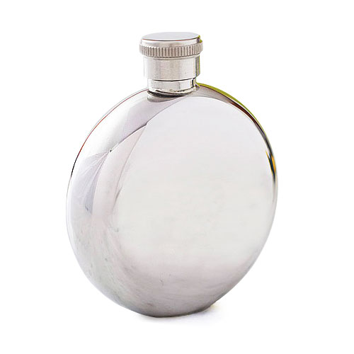 High Quality Stainless Steel Round Hip Flask