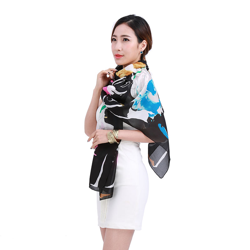 Fashion Lightweight Printed Scarf for Lady