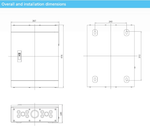 Distribution Box Use in Distribution Board (Yt-11-06)