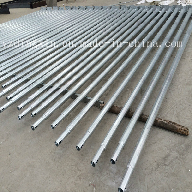 Hot DIP Galvanized Pole Ce ISO Steel Poles Galvanized Telescopic Camera Pole