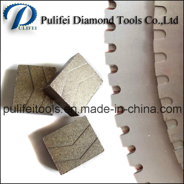 2000mm Tool Part Granite Stone Diamond Cutting Segment