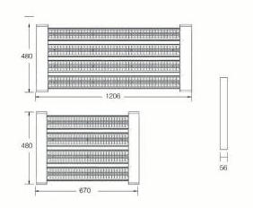 200W, 140W, 100W LED Linear High Bay Light