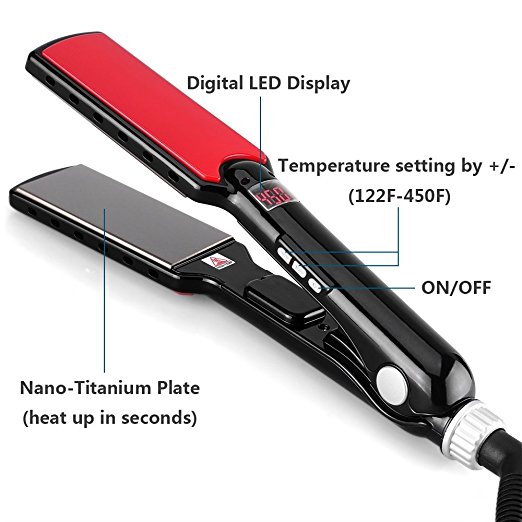 OEM Logo Private Label Titanium Flat Iron