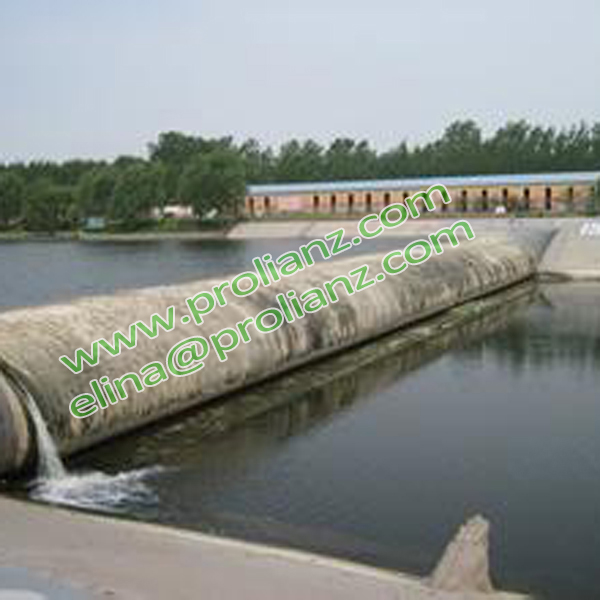 China Round Water Filling Rubber Dam to The USA