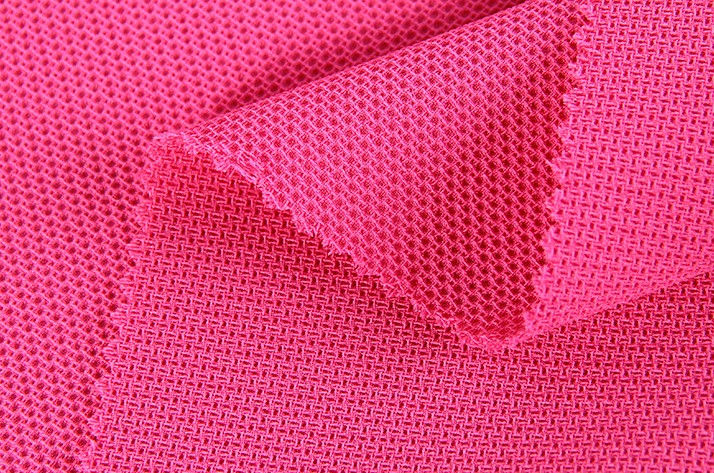 100% Polyester Honeycomb Mesh Cloth Fabric for Dress