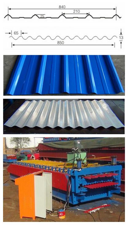 Double Layer Roofing Sheet Roll Forming Machine