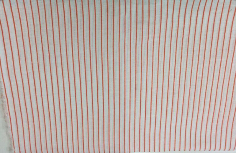 100%Linen Stripes Printing Fabric for Garment/ Home Textiles