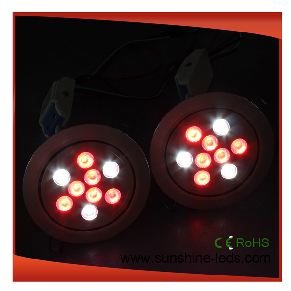 DC24V RGB RGBW LED Down Light (SU-9*3W-RGBW-24V)