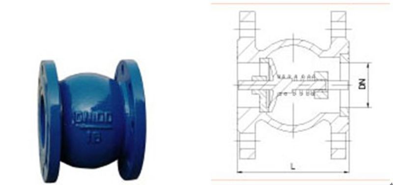 Epoxy Coating Ductile Iron Silent Check Valve