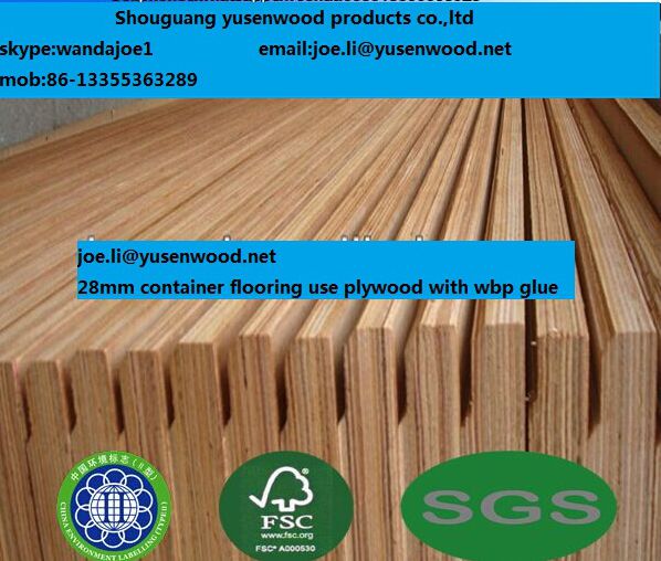 Keruing Container Flooring Plywood