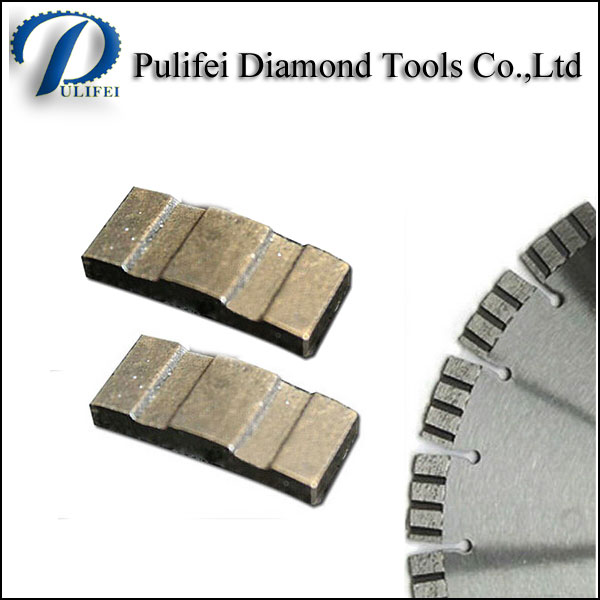 Granite Marble Diamond Cutting Segment with Small Saw Blade