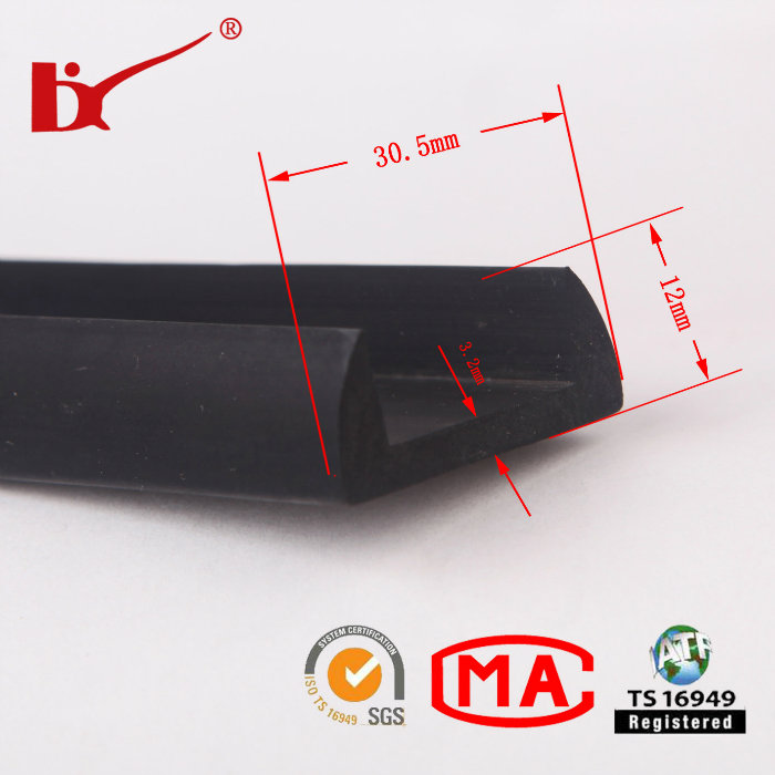 Rubber Extrusion Anticollision Rubber Protective Strips