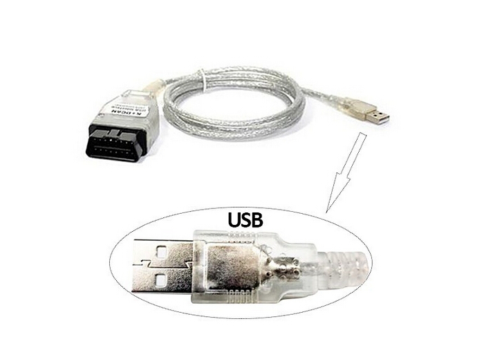 Ediabas Inpa USB Interface Obdii Car Diagnostic Tool K Dcan Cable