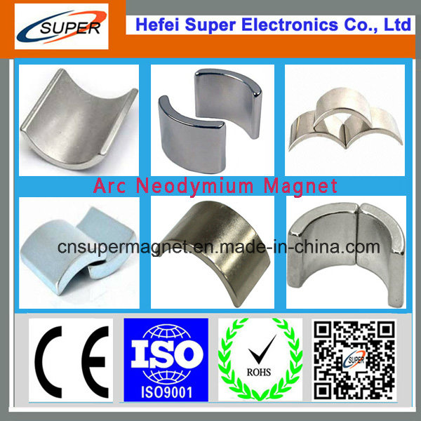 High Quality Customized Strong Arc Neodymium Magnet