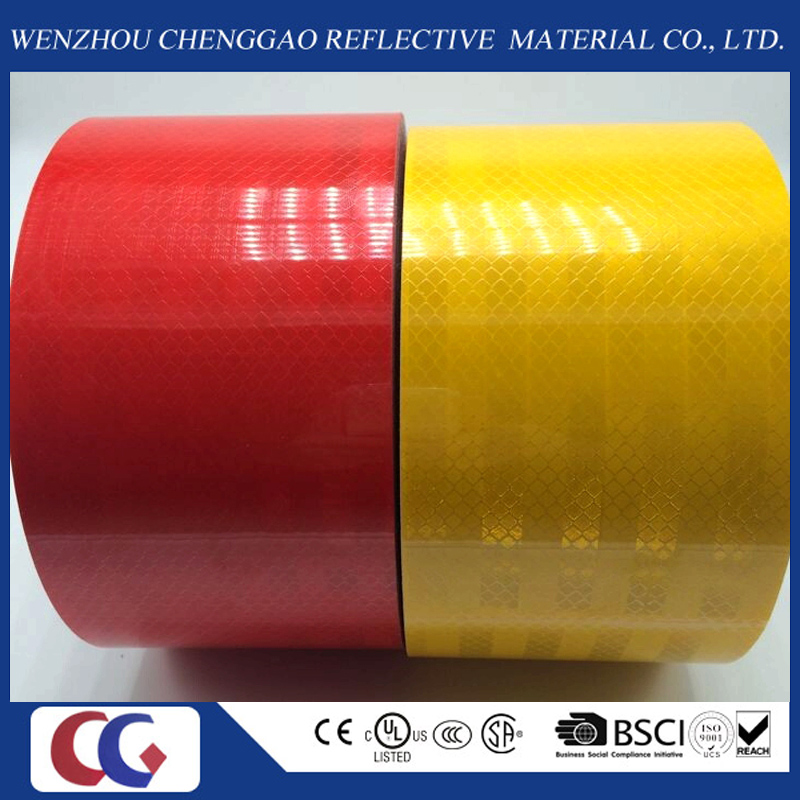 Yellow High Visibility Vehicle Reflective Tape in Size 10cm Width