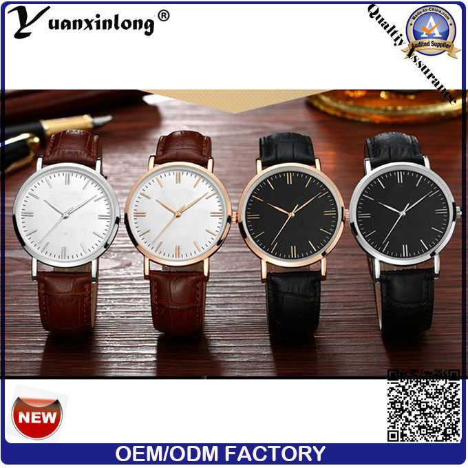 Yxl-011 Custom Logo Wholesale Real Leather Strap Women Watch, Hot Sell Dw Watch