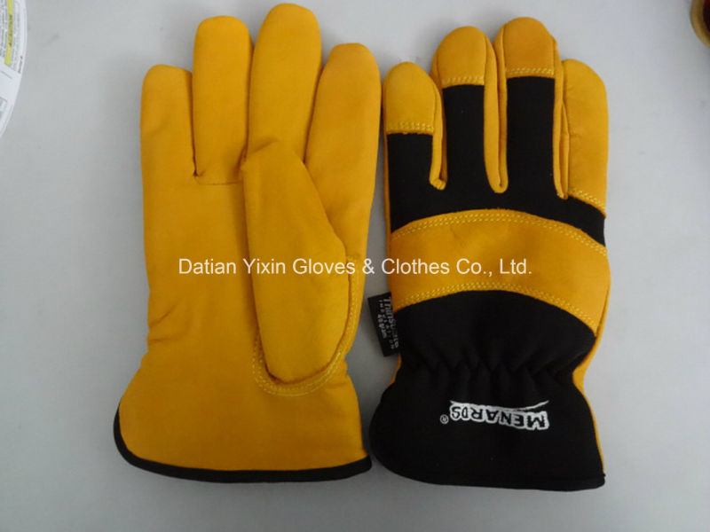 Winter Driver Glove-Leather Glove-Work Glove-Gloves-Industrial Glove-Thisulate Lining Glove