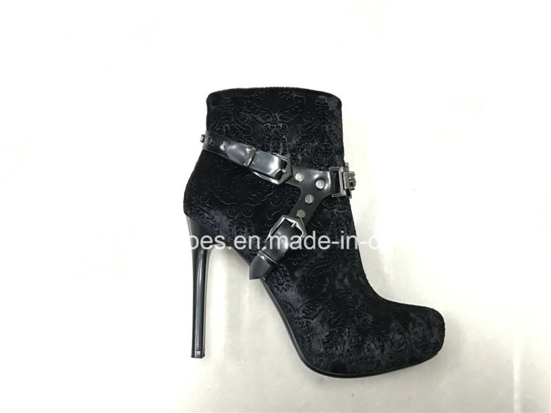 Classic Fashion High Heels Warm Short Women Boots