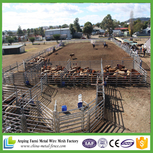 Best Price Galvanized Steel Cattle Yard Panel