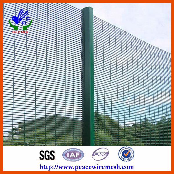 Galvanized or PVC Coated 358 Anti-Climb High Security Fence (EHSF-01)