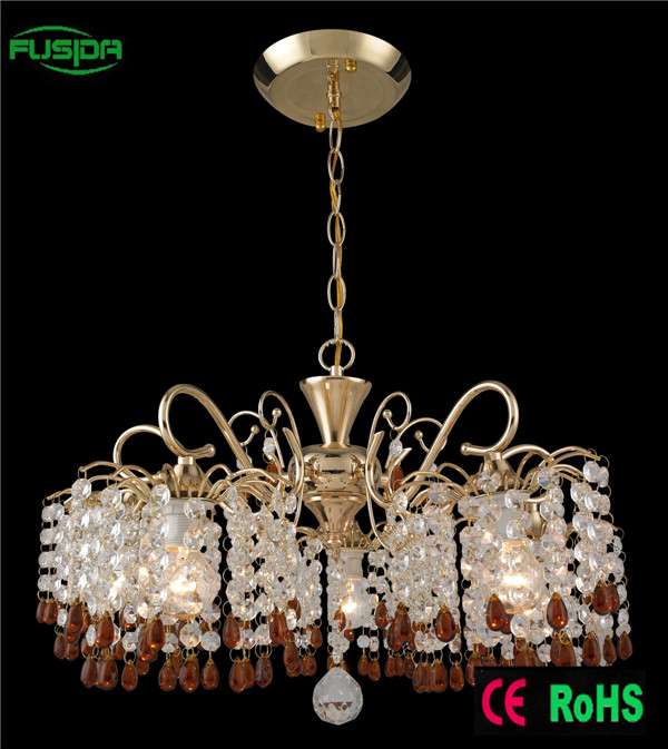 High Quality Deer Antler Remote Control Crystal Chandelier/Pendant Light