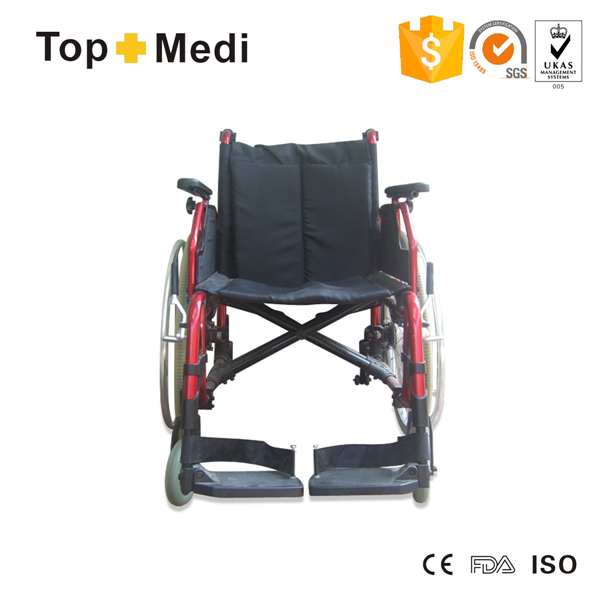 Guangzhou Wheelchair Supplier Aluminum Economical Manual Wheelchair for Sale (TAW251LHPQ)