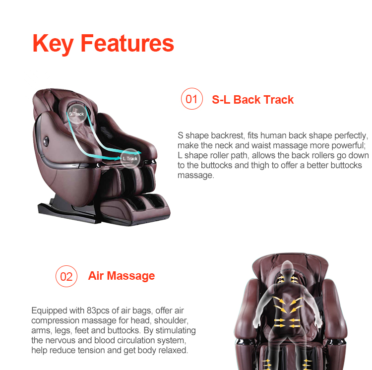 Irest Thai Leather Massage Chair