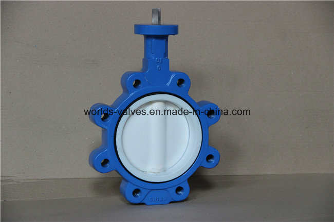 Full PTFE Liner Lug Type Butterfly Valve