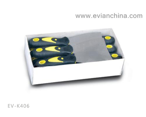 Putty Knives with Rubber Handle (EV-K406)