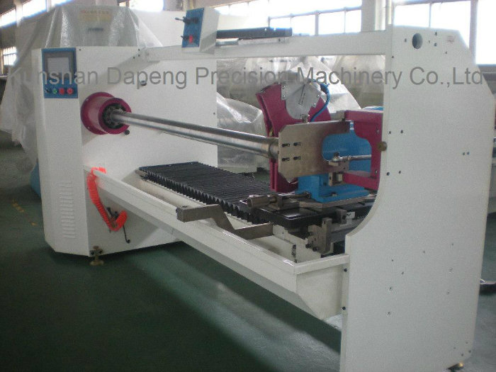 PLC PVC Electrical, Masking Paper, Double Sided Log Roll Cutting Machine