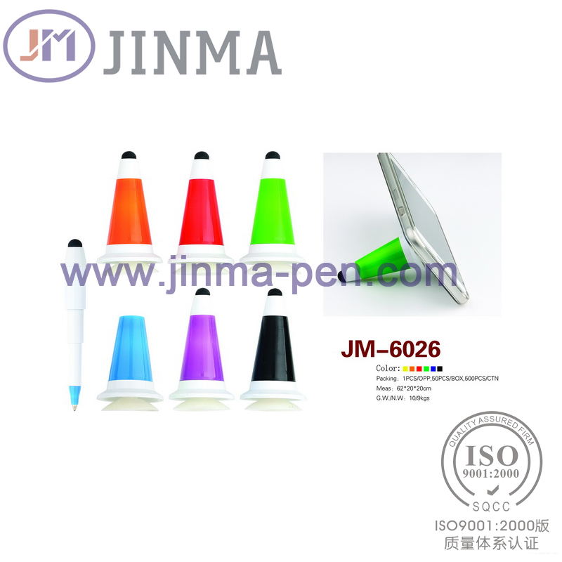 The Plastic Multifunctional Cellphone Stand Promotiom Pen Jm-6026