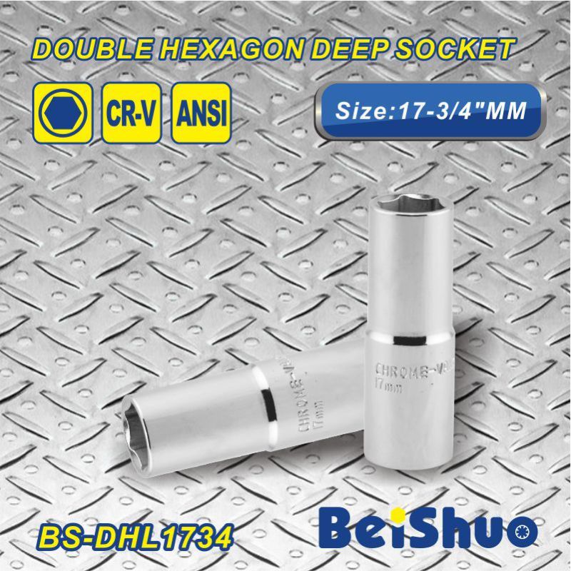 Double Hexagon Deep Socket - BS-DHL1734