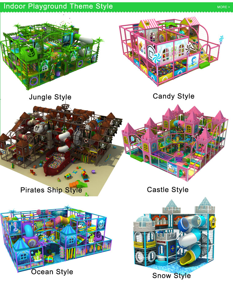 LLDPE Plastic Indoor Playground Equipment