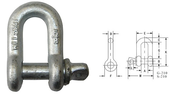 G2130 Safety Shackle