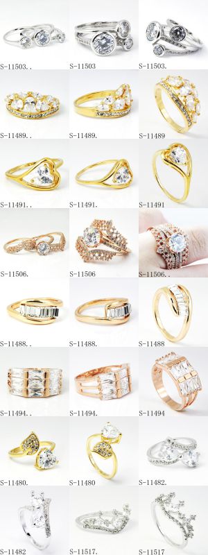 Latest Design Fashion Jewelry 925 Silver Wedding Ring (S-14338Y. JPG)