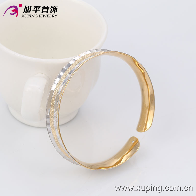 New Fashion Xuping Elegant Simple Multicolor Imitation Jewelry Bangle with in Brass and Alloy 51355