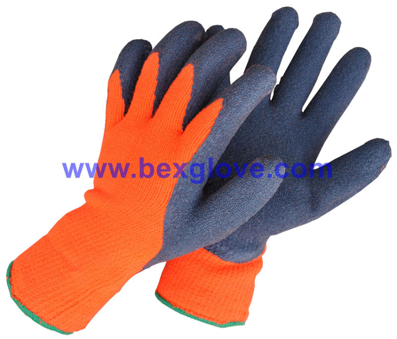 Winter Warm Glove, Latex Glove, 7 Gauge Acrylic Liner