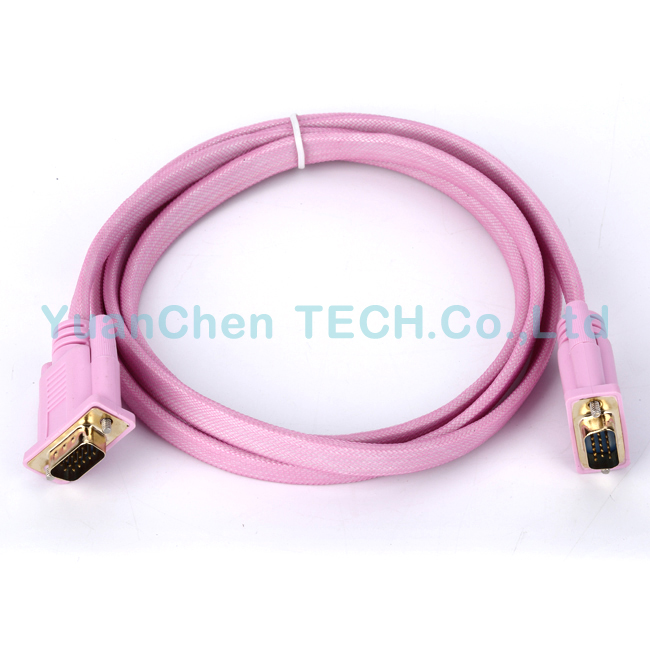 OEM 15pins Male to Male VGA Cable for Computer