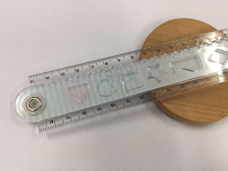 Cute Animal Folding Plastic Ruler for School and Office Stationery