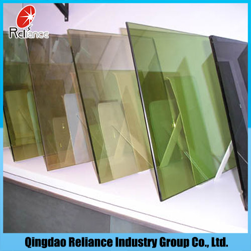 Clear Reflective Glass/Light Golden Reflective Glass/Building Glass with ISO9001