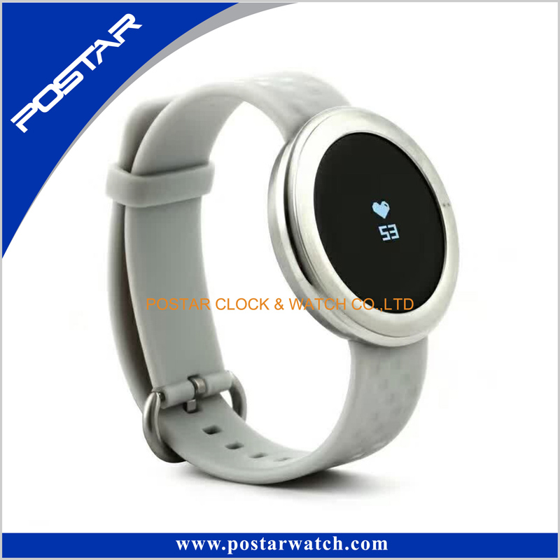 Famous Brand Round Dial Smart Watch with Swatchful Silicone Band