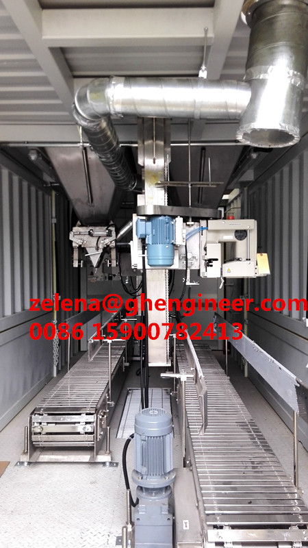 Port Filling and Bagging Machine Help Sand, Grain, Fertilizer Discharge