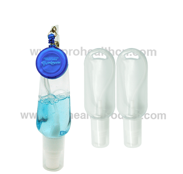 Empty hand sanitizer bottle with retractable holder reel(pH009-067B)