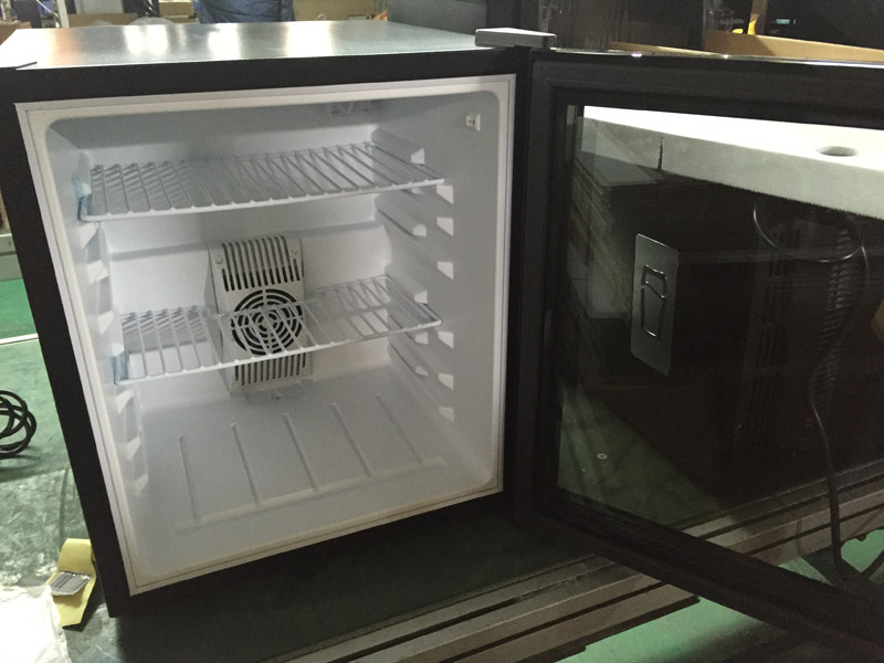 48L Thermoelectric Glass Door Fridge Hotel Mini Bar Refrigerator