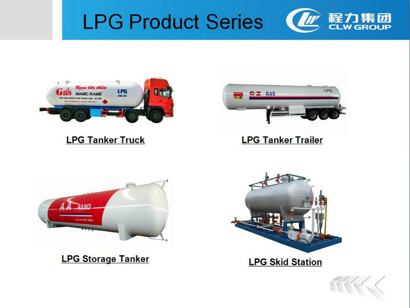 60000liters Gas Delivery Truck 20ton LPG Road Tank for Sale