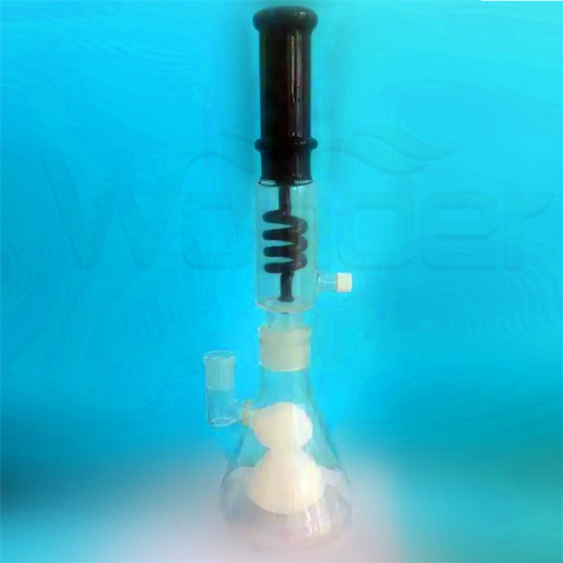 Black Glass Water Smoking Pipes for Sale