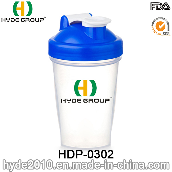 Newly 400ml Plastic Protein Shaker Bottle (HDP-0302)