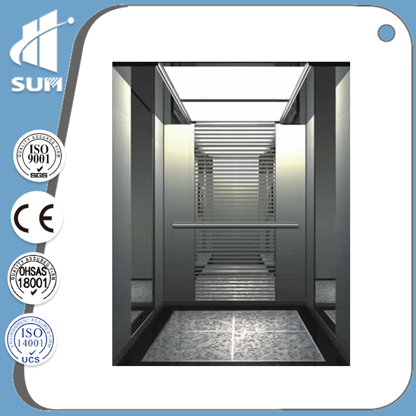 China Manufacturer Speed 0.4m/S and Traction Machine Type Villa Elevator