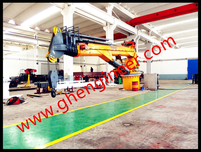 8t 12t Telescopic Knuckle Boom Ship Crane